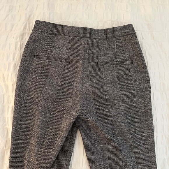 NWOT H&M glen check plaid ankle pants - Picture 8 of 8